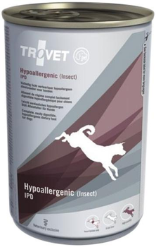 Mokra karma dla psów Trovet Hypoallergenic Insect IPD 400 g (VETTVTKMP0007)