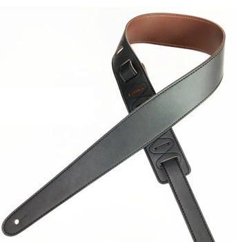 Ремень двусторонний для гитары Black/Brown Double Side Strap Avzhezh AGS-22PU