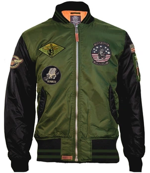 Бомбер Top Gun MA-1 Color Block Bomber Jacket L Olive Black TGJ1649OBL