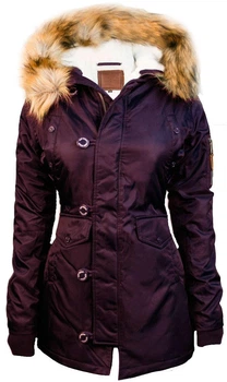 Парка Miss Top Gun Fitted Nylon N-3B Parka M Maroon TGJ1574MM