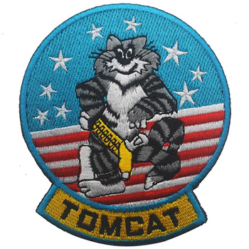 Нашивка Top Gun F-14 Tomcat US Navy Fighter Squadron Blue US1