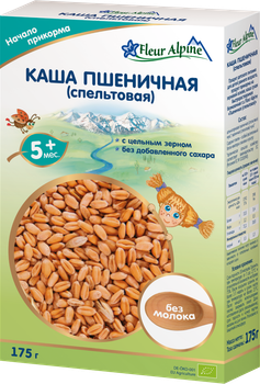 Безмолочна каша Fleur Alpine Organic пшенична (спельтова) з 5 місяців 175 г (4006303007223_4006303007223)