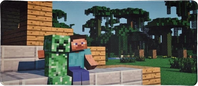Игровая поверхность Minecraft Steve and Creeper 500*1000 3мм