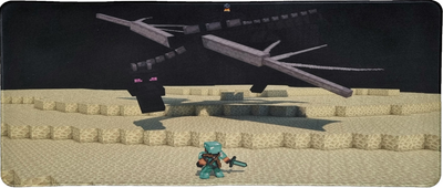 Игровая поверхность Minecraft Ender Dragon 400*900 3мм