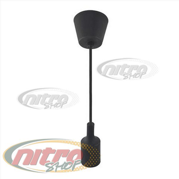 Светильник подвесной Люстра Horoz Electric VOLTA макс.60Вт 220В E27 кабель(2x0.75mm2)-1м Черный(021-001-0001)