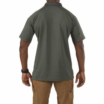 Футболка поло 5.11 Performance Polo - Short Sleeve Synthetic Knit 5.11 Tactical TDU Green M (Зелений)