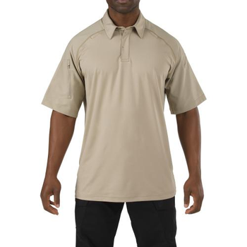 Футболка поло 5.11 Rapid Perfomance Polo - Short Sleeve 5.11 Tactical Silver Tan 2XL (Тан)