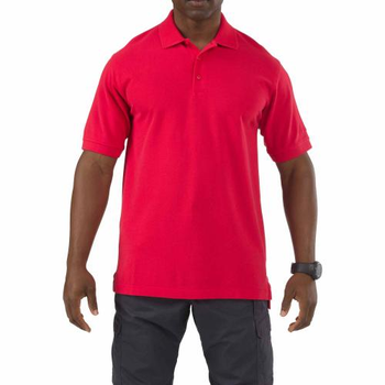 Футболка поло 5.11 Tactical Professional Polo - Short Sleeve 5.11 Tactical Range Red M (Червоний)