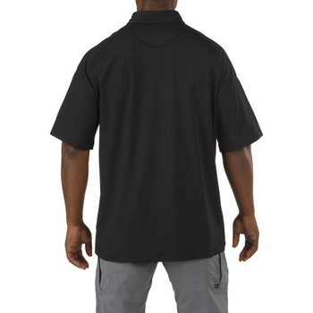 Футболка поло 5.11 Rapid Perfomance Polo - Short Sleeve 5.11 Tactical Black XS (Черный) Тактическая