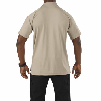 Футболка поло 5.11 Performance Polo - Short Sleeve Synthetic Knit 5.11 Tactical Silver Tan M (Тан) Тактическая