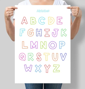 Постер Motivator детский English alphabet А3 30х42 см (D005_А3)