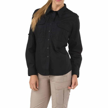 Сорочка женская 5.11 Women's TACLITE Pro Long Sleeve Shirt 5.11 Tactical Black, XS (Черный) Тактическая