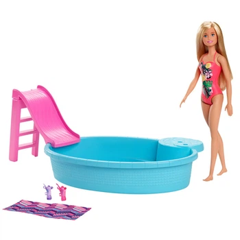 Игровой набор "Развлечения возле бассейна" Barbie (GHL91)