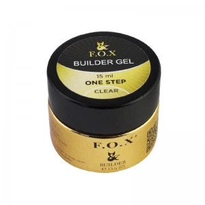 Гель моделирующий F.O.X Builder Gel Clear One Step 15 мл