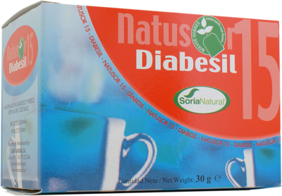 Чай трав'яний Soria Natusor 15 Diabesil 20 шт (8422947030483)