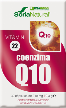 Харчова добавка Mgdose Coenzima Q10 30 капсул (8437009595220)