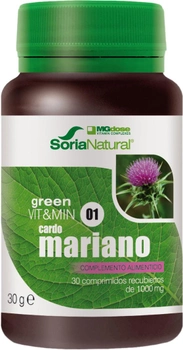 Харчова добавка Mgdose Cardo Mariano 1000 мг 30 таблеток (8437009596050)