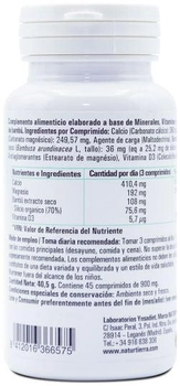 Вітаміни Naturtierra Calcio Magnesio Vitamina D3 Silicio Organico 45 капсул (8412016366575)