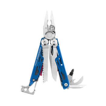 Мультитул Leatherman SIGNAL COBALT 19 функций синий серый серебристый голубой (a520314)