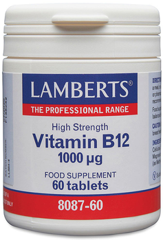 Вітаміни Lamberts Vitamina B12 1000-Ug 60 Tabs (5055148401900)