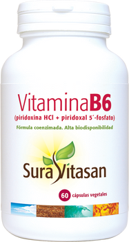 Вітаміни Sura Vitasan Vitamina B6 60 капсул (628747121590)