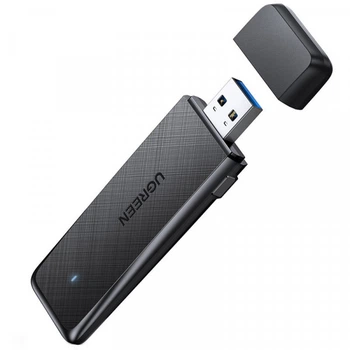 Адаптер WiFi Ugreen CM492 AC1300 2.4GHz/5GHz USB3.0 50340 Black