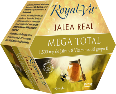 Харчова добавка Dietisa Royal Vit Mega Total 1500 мг 20 флаконів (8414200299256)