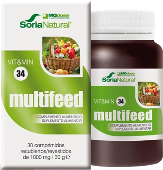 Suplement diety Mgdose Multifeed 650 Mg 30 tabletek (8437009595343)