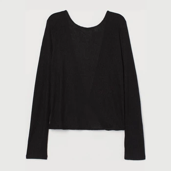 Джемпер женский H&M Divided 0839287 S Черный (7000000000483)