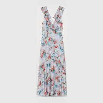 Сукня довга літня жіноча H&M 0854232 32 М'ятна (7000000000567)