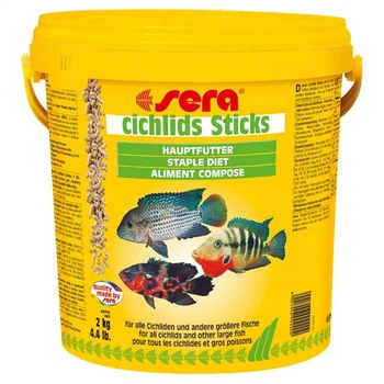 Корм для цихлид средних и больших размеров Sera Cichlids Sticks 2 кг (4001942002202)