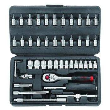 Набор инструмента FORCE 2462. 6-гр. 1/4".46 пр.