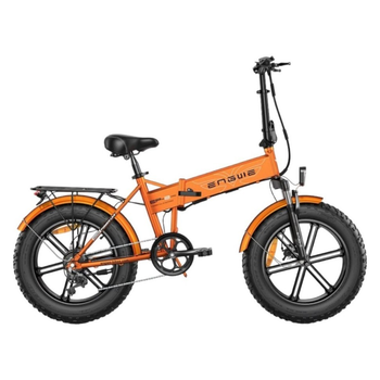 Електровелосипед фетбайк ENGWE EP-2 Pro (750 Вт; 12,8 А/год; 48 В), колеса 20х4" з ручкою газу (Помаранчевий)