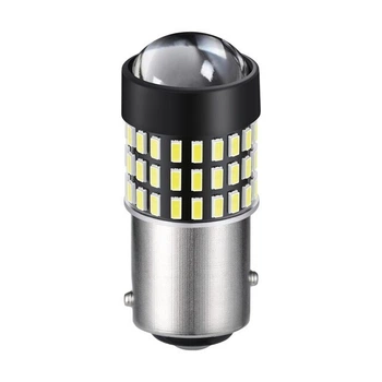 Автолампа LEDLUX P21W 78діоди, лінза, 6000K 12-24В (ціна за шт)