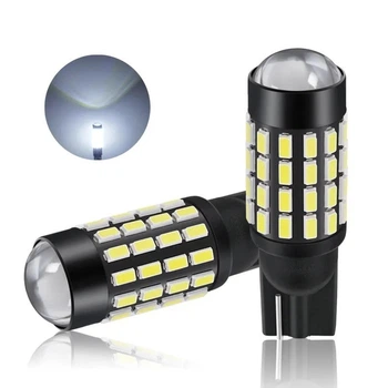 Автолампа LEDLUX W5W 54 діодів, лінза, 650 Люмін, 6000K, 3,1Вт, 12-24В (ціна за шт)