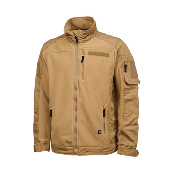 Армейская флисовая куртка Brandit материал Rip-Stop Койот S (Kali)