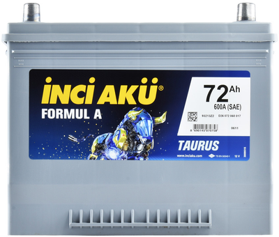 Акумулятор INCI AKU FormulA Asia 72 А/год 600 A R+ (-/+) (D26 072 060 017)