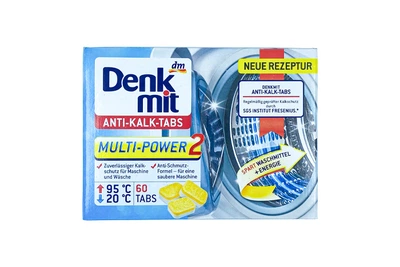 Таблетки проти накипу для пральної машини DenkMit Anti-Kalk-tabs (60 штук)