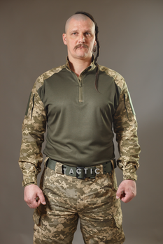 Тактична військова сорочка Убакс (UBACS) CORD (з налокітником), бойова сорочка, піксель 52