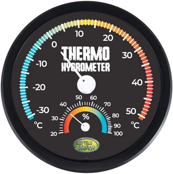 Термогігрометр для тераріуму Reptile Nova круглий 7.5 см (REP-THERMO-HYGROMETER)