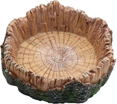 Чаша для тераріуму Reptile Nova Вуд 11 x 11 x 3 см (REP-DISH-WOOD-R)