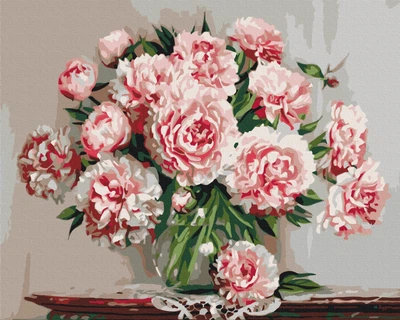 Картина по номерам Садовые пионы BS5581