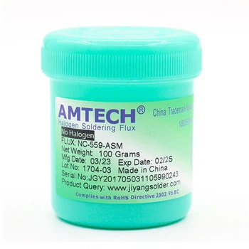 Флюс для пайки универсальный безотмывочный для BGA AMTECH NC-559-ASM флюс-гель 100 г