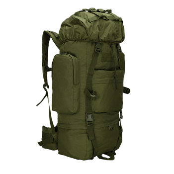 Рюкзак тактичний AOKALI A21 Outdoor Green армійська сумка 65L