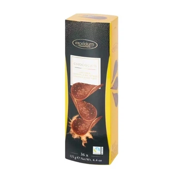 Шоколадные чипсы Excelcium Tradition Milk Chocolate Caramel and Sea Salt 125г