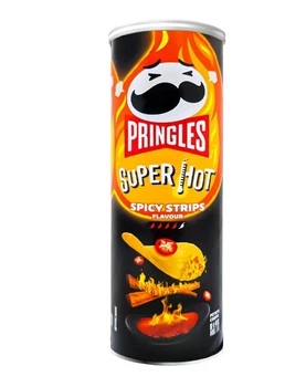 Чипсы Pringles Super Hot Spicy Strips 110г