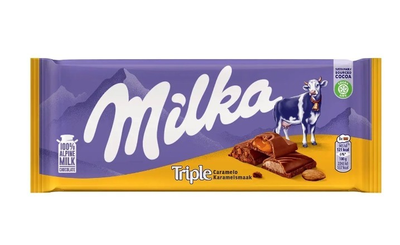 Шоколад Milka молочный с цельным миндалем 90г купить онлайн | заказать в магазине VARUS