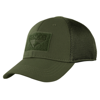 Тактическая кепка бейсболка Condor FLEX TACTICAL MESH CAP 161140 Large, Олива (Olive)