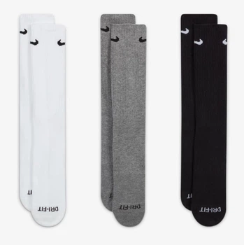 Набор мужских носков высоких хлопковых Nike U NK ED PLUS LTWT CRW 132 SX6888-964 42-46 3 пары Multicolor (194955548240)