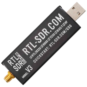 Приймач SDR RTL-SDR V4 500кГц-1.76ГГц АЦП 8біт чіп RTL2832U тюнер R820T2